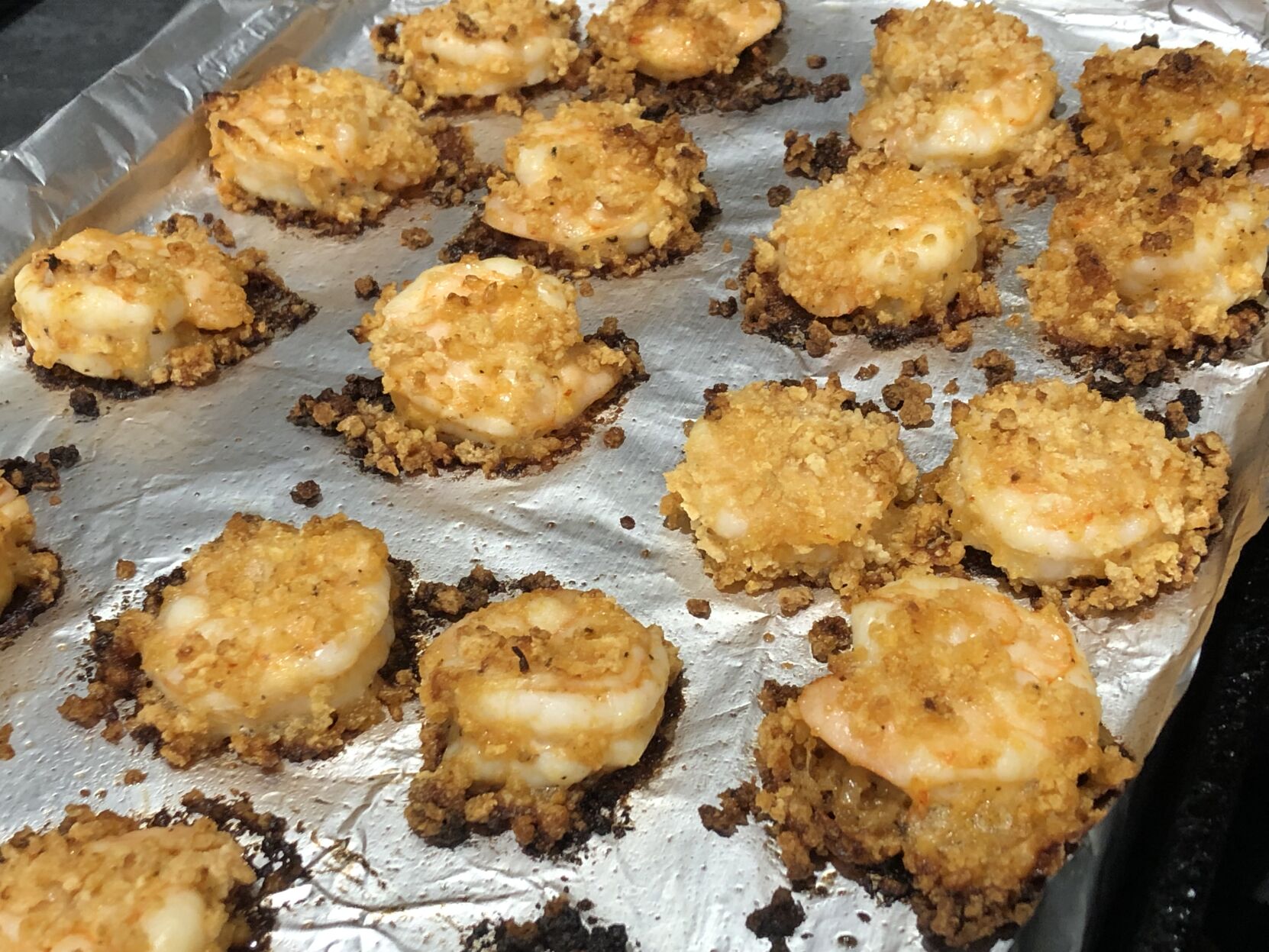 Sriracha panko shrimp